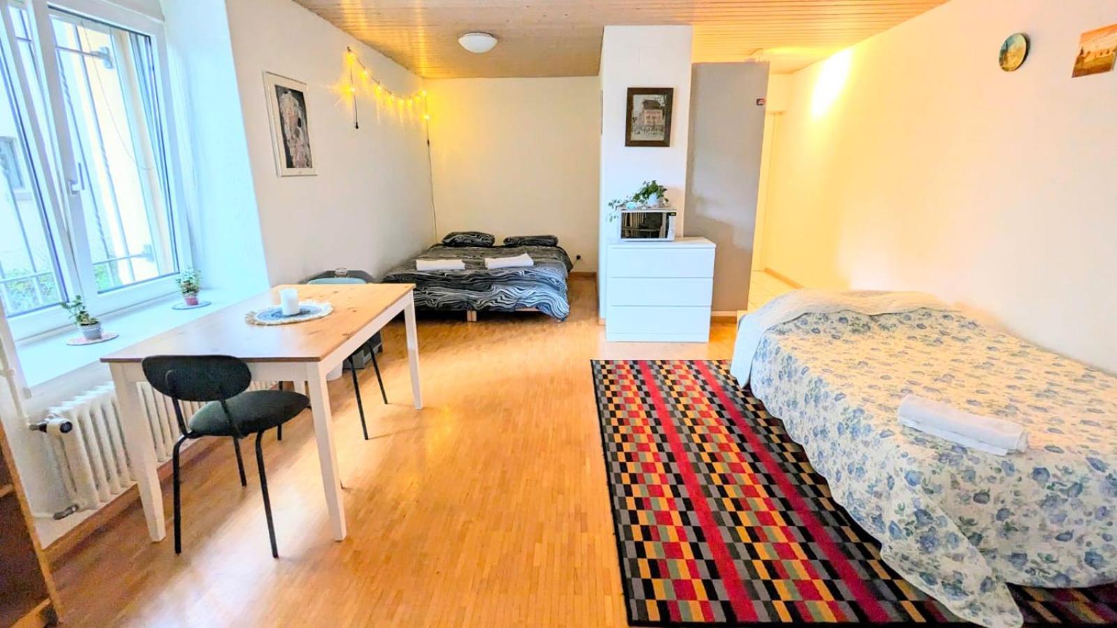 Apartament Urban Retreat - Cozy Studio With Private Patio Zurych Zewnętrze zdjęcie